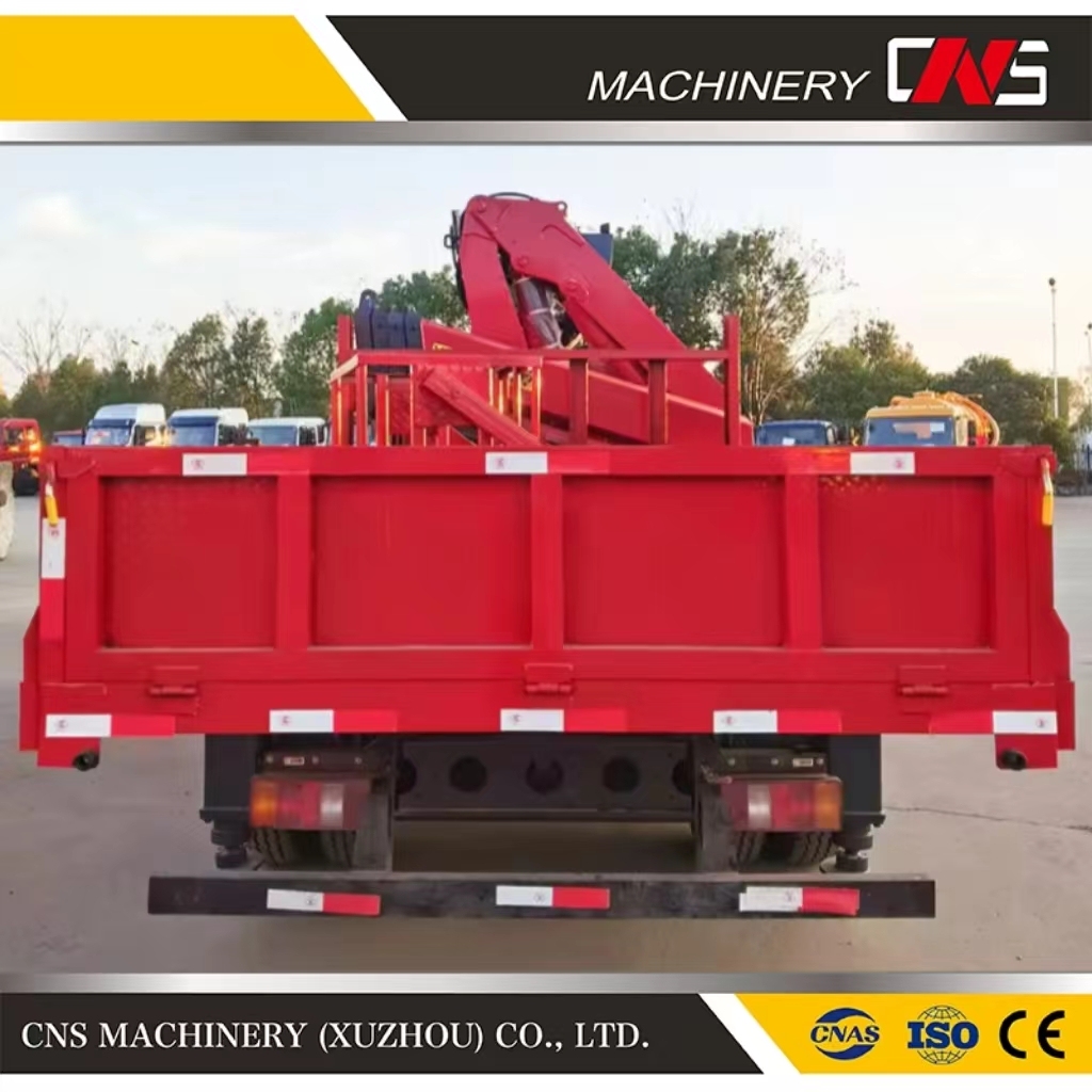China Low Price Construction Equipment Hydraulic 4 Ton Folding Boom Truck Mounted Crane for Hot Sale