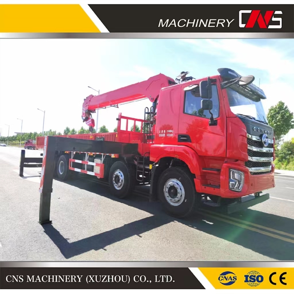 Cheap Price Straight Arm Crane Construction Machinery Lifting Equipment 16 Tons Telescopic Boom Truck Mounted Crane