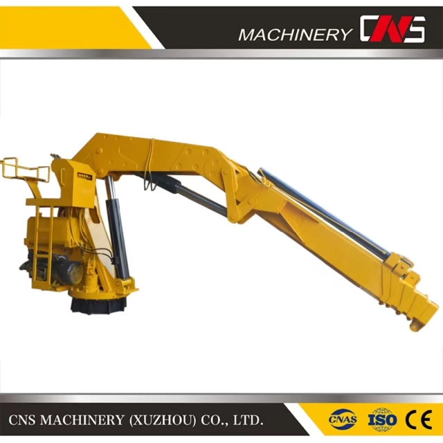 Ships Deck Hydraulic Marine Deck Crane Knuckle Boom 16 Ton Large Lifting Capacity Marine Davit Crane