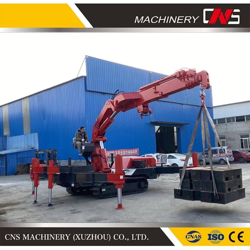 Factory Price High Quality Crawler Spider Crane Knuckle Boom Crawler Mobile Crane with CE Certificate