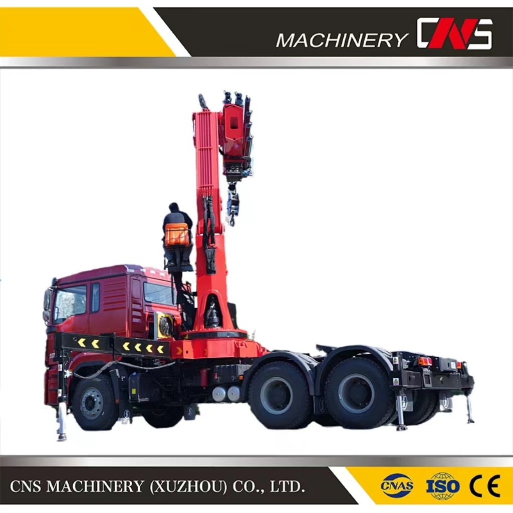Hot Sale Cns 25 Ton Heavy Duty Hydraulic Folding Arm Crane Knuckle Boom Truck Mounted Large Crane with High Quality