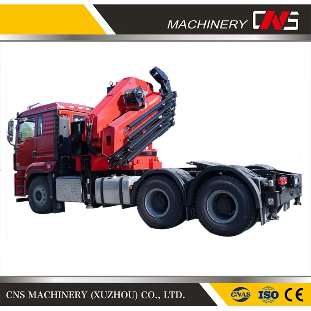 Hot Sale Cns 25 Ton Heavy Duty Hydraulic Folding Arm Crane Knuckle Boom Truck Mounted Large Crane with High Quality