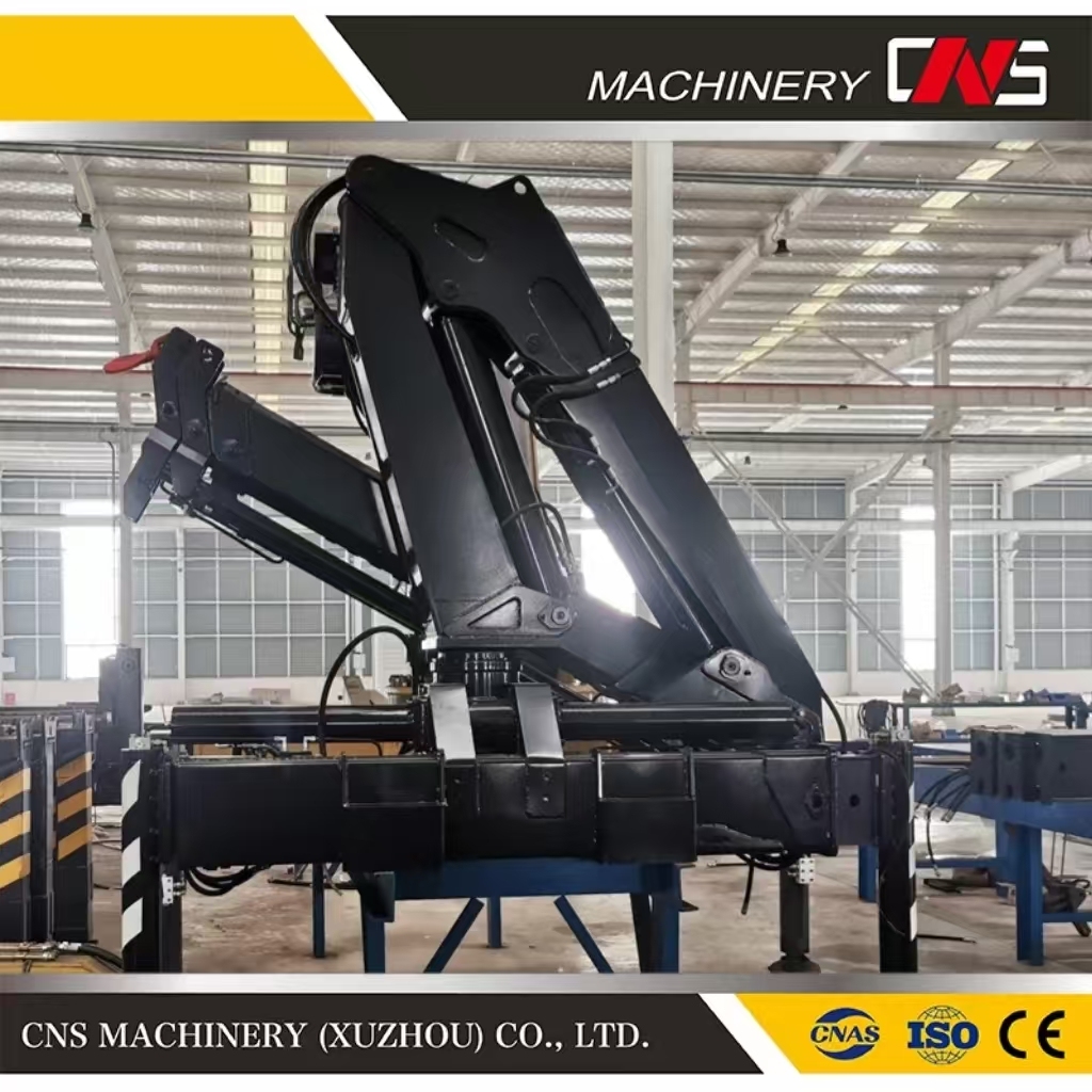 Brand New Car Towing Knuckle Boom Truck Crane 6.3 Ton Hydraulic Folding Arm Truck Mounted Crane Factory Price