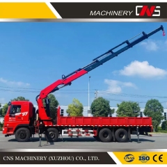 Customized Heavy Duty Folding Arm 8 Ton New Truck Crane Hydraulic Knuckle Boom Truck Mounted Crane Mobile Construction Crane with Top Seat