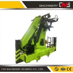 8 Ton Construction Folding Arm New Truck Crane Hydraulic Knuckle Boom Truck Mounted Crane Heavy Duty Electric Lorry Crane for Sale