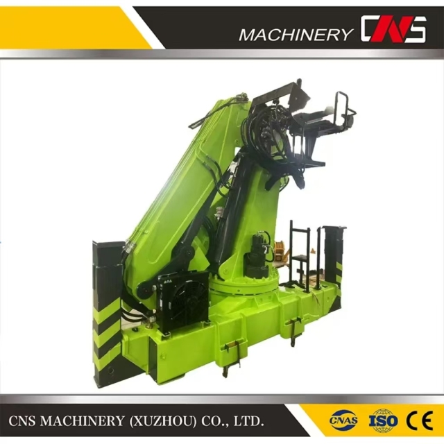 Customized Heavy Duty Folding Arm 8 Ton New Truck Crane Hydraulic Knuckle Boom Truck Mounted Crane Mobile Construction Crane with Top Seat