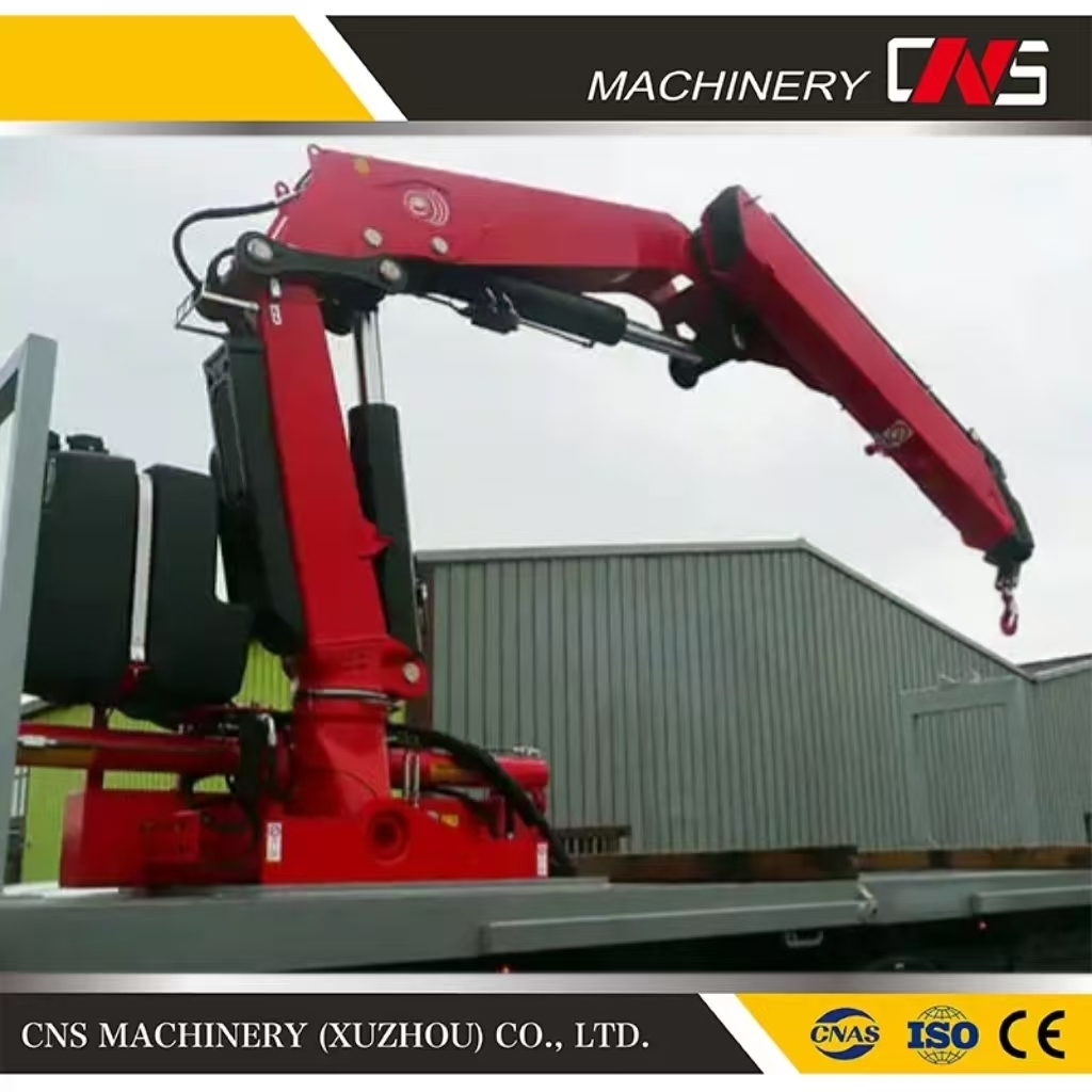 Cns High Quality 10 Ton Knuckle Boom Lorry Cargo Truck with Crane Articulated Arm Lifting Crane Mobile Truck Mounted Crane