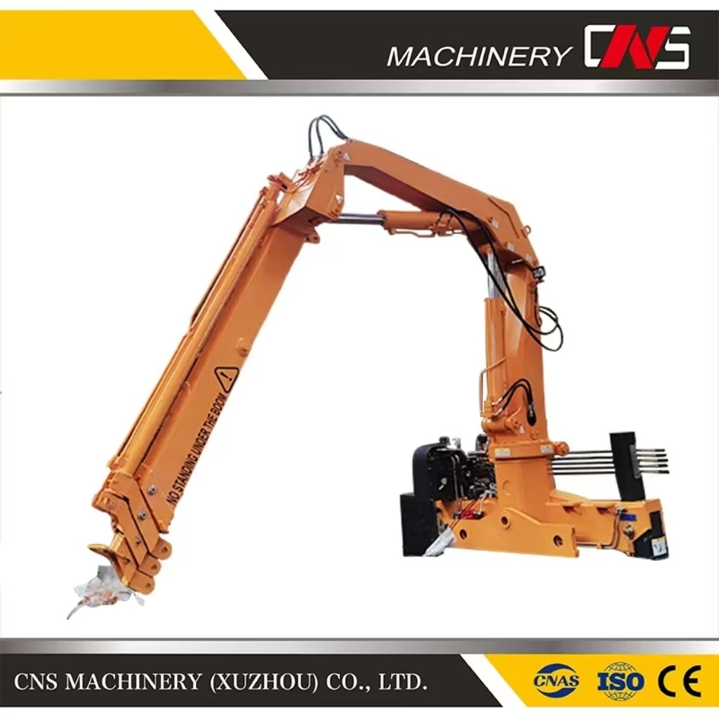 Hot Sale Cns 10 Ton Lifting Knuckle Boom Truck Mounted Crane Folding Arm Hydraulic Mobile Crane Manufacturer for Construction
