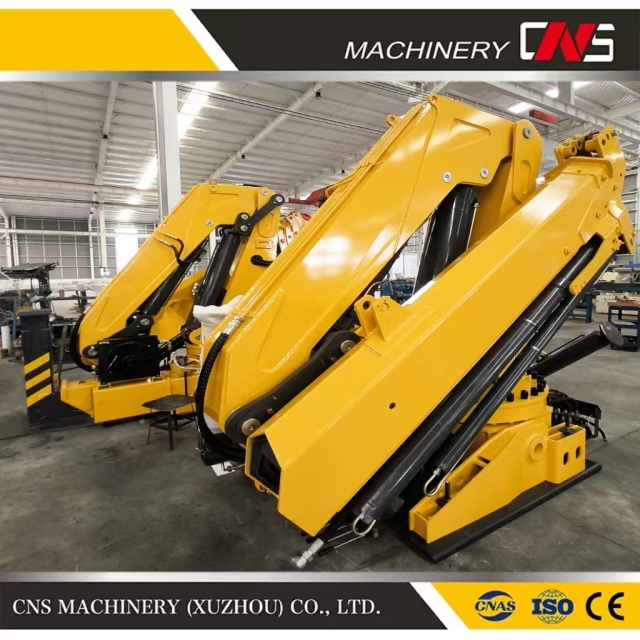 Factory Direct Sale Knuckle Boom New Truck Crane 12 Ton Folding Arm Truck Mounted Crane Price Made in China