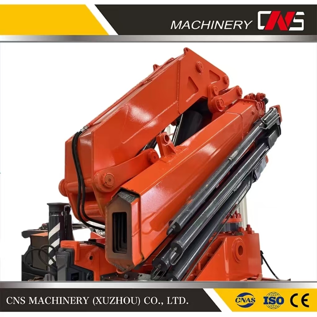 Heavy Duty 25 Ton Knuckle Boom Hydraulic Truck Mounted Crane Price with Folding Arm Made in China for Building Construction