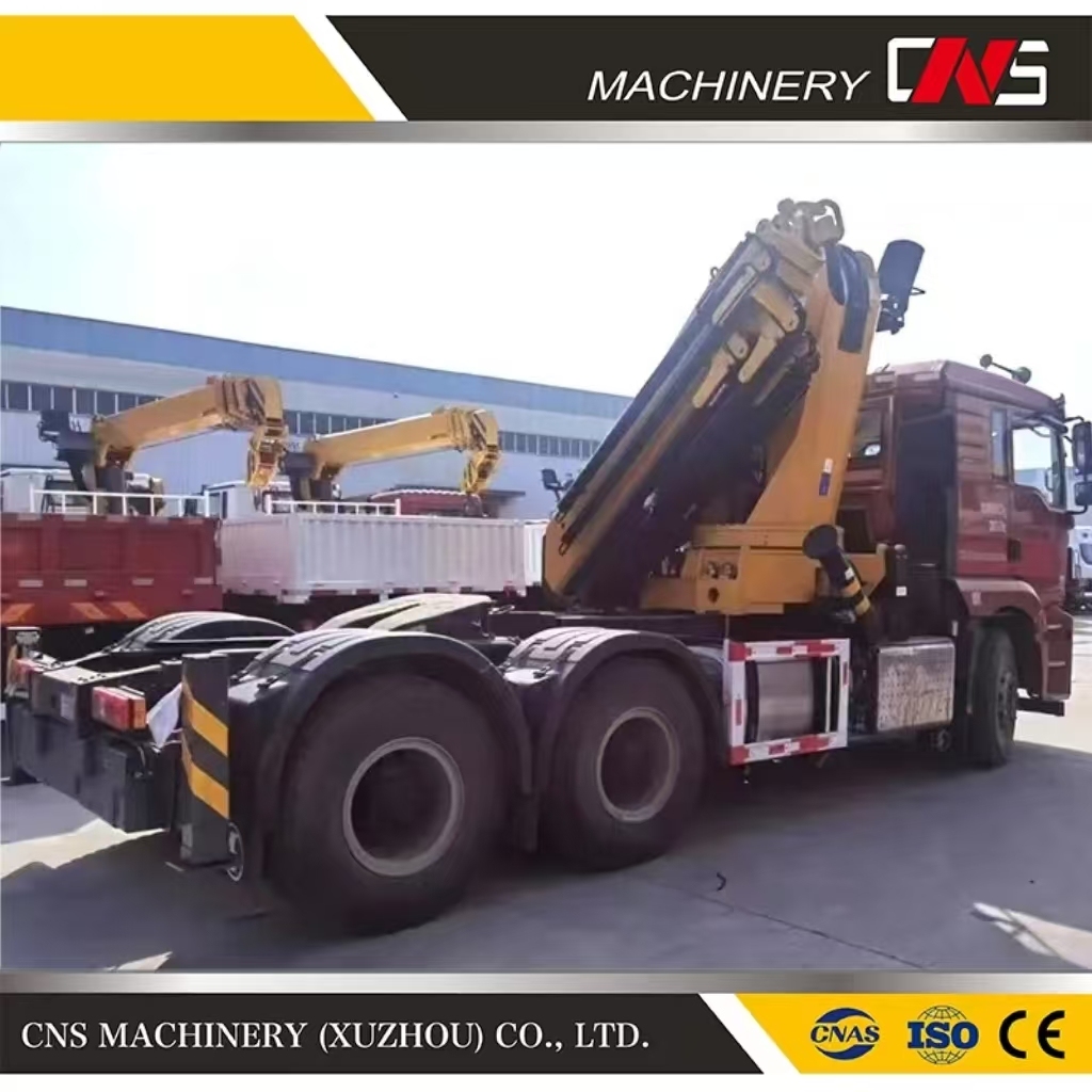 Factory Customize 6X4 16 Ton Knuckle Boom Tow Bed Hydraulic Truck Mounted Crane Folding Arm Lifting Crane