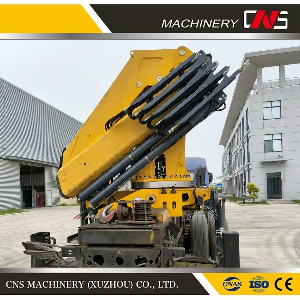 China Manufacturer Hydraulic 16 Ton Folding Arm Crane Flatbed Truck Mounted Knuckle Boom Construction New Truck Crane