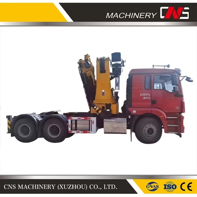 Factory Customize 6X4 16 Ton Knuckle Boom Tow Bed Hydraulic Truck Mounted Crane Folding Arm Lifting Crane