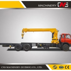 Factory Price Straight Arm Mobile Crane 8X4 16 Tons Mini Telescopic Boom Heavy Duty Truck Mounted Crane for Sale