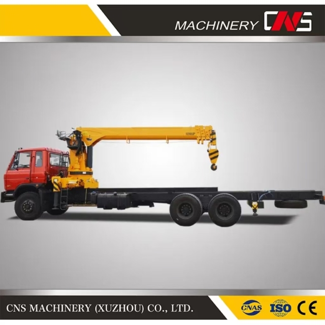 Hydraulic Mobile Straight Arm Truck Crane Brand New 16 Ton Manipulator Telescopic Boom Truck Mounted Crane