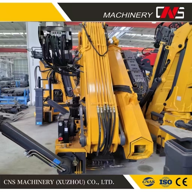 Best Selling Low Price 12 Ton Knuckle Boom Hydraulic Mobile Truck Crane Folding Arm Truck Mounted Crane with CE Certification