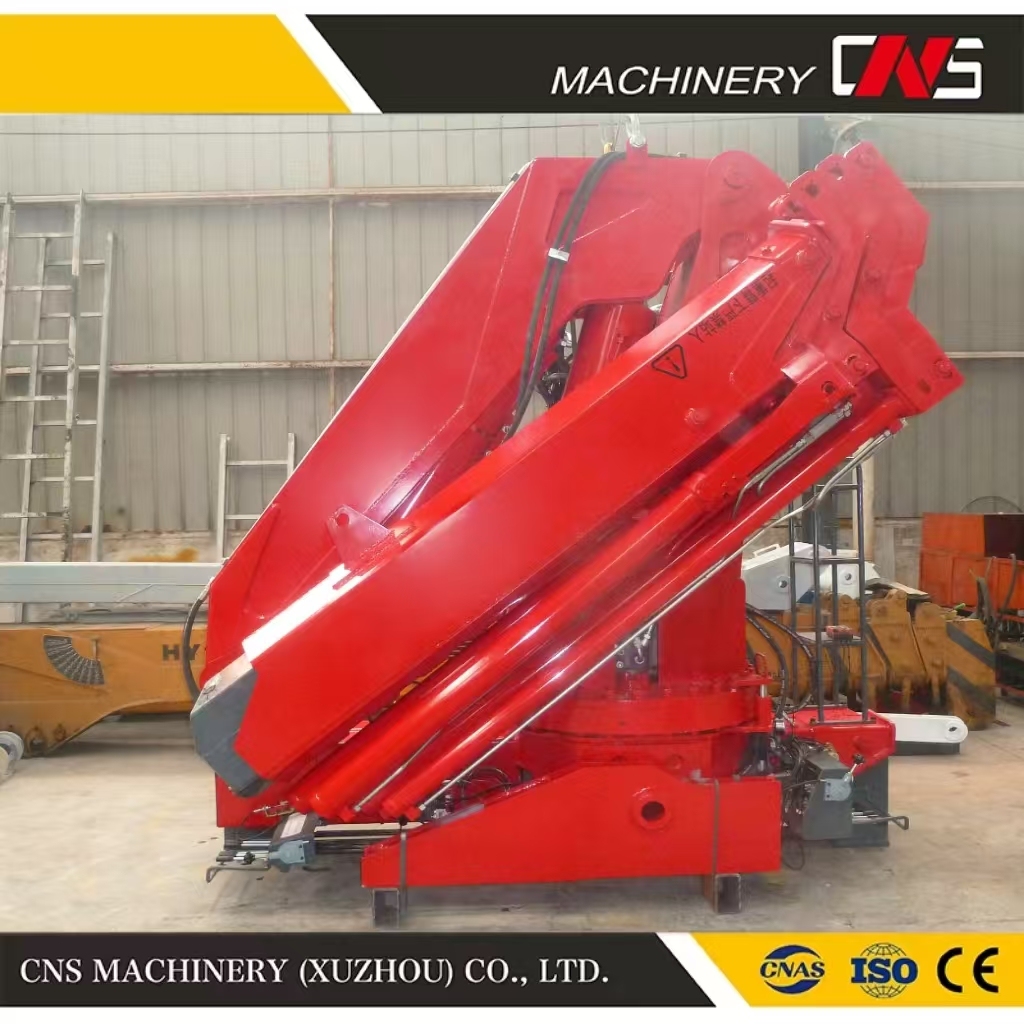 12 Ton Hydraulic Folding Boom Construction Crane Hydraulic Knuckle Boom Truck Mounted Crane with Remote Control