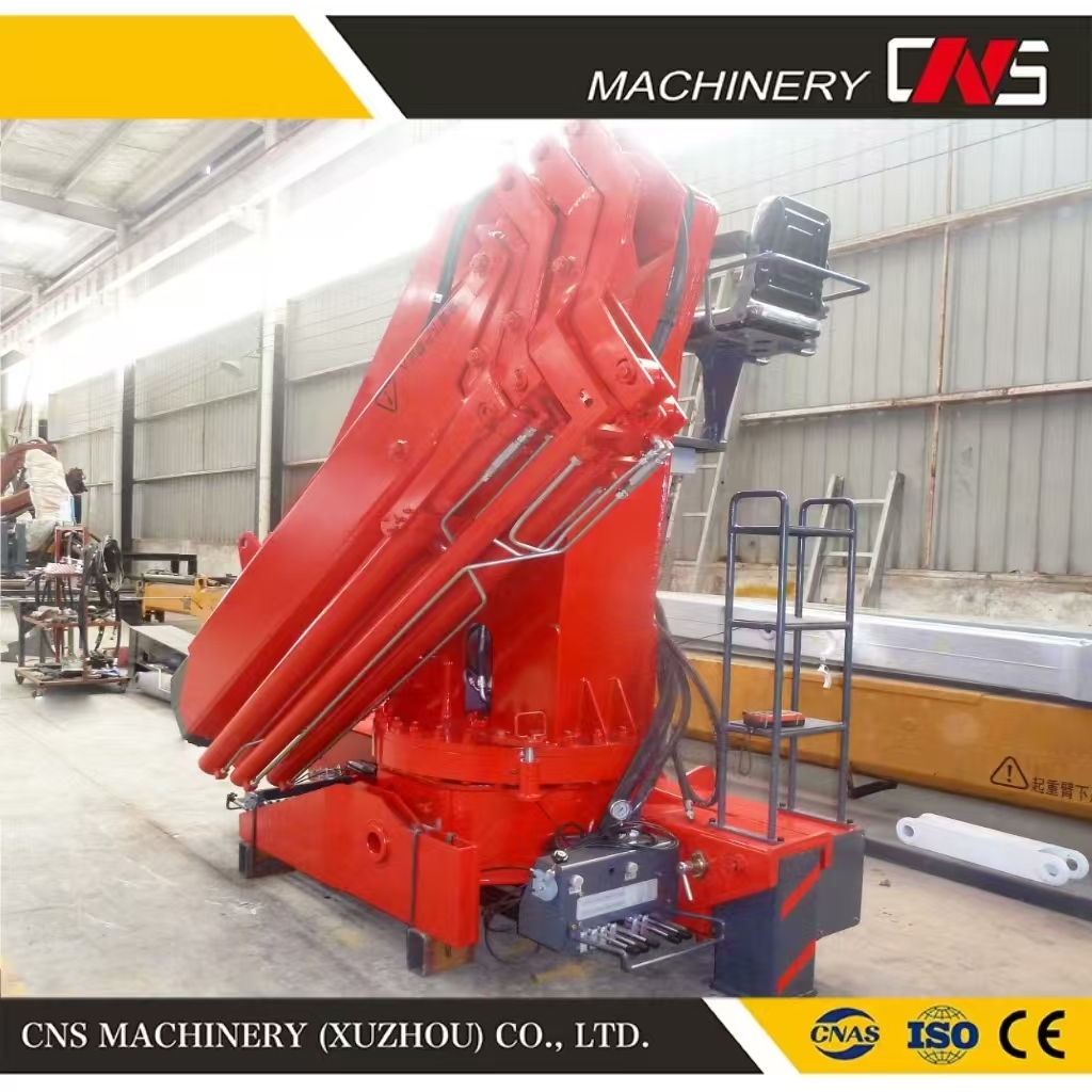 12 Ton Hydraulic Folding Boom Construction Crane Hydraulic Knuckle Boom Truck Mounted Crane with Remote Control