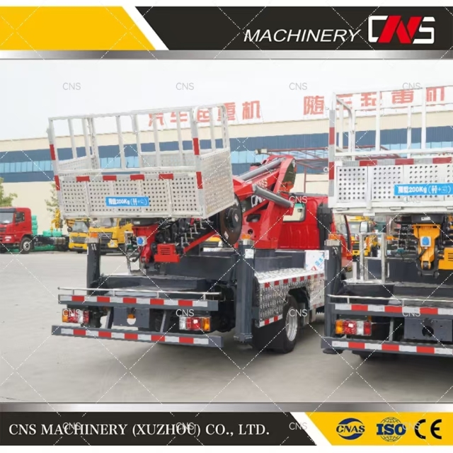 Factory Sells 60m High-Altitude Work Platform Hydraulic Truck with Telescopic Arm High-Altitude Manned Lift