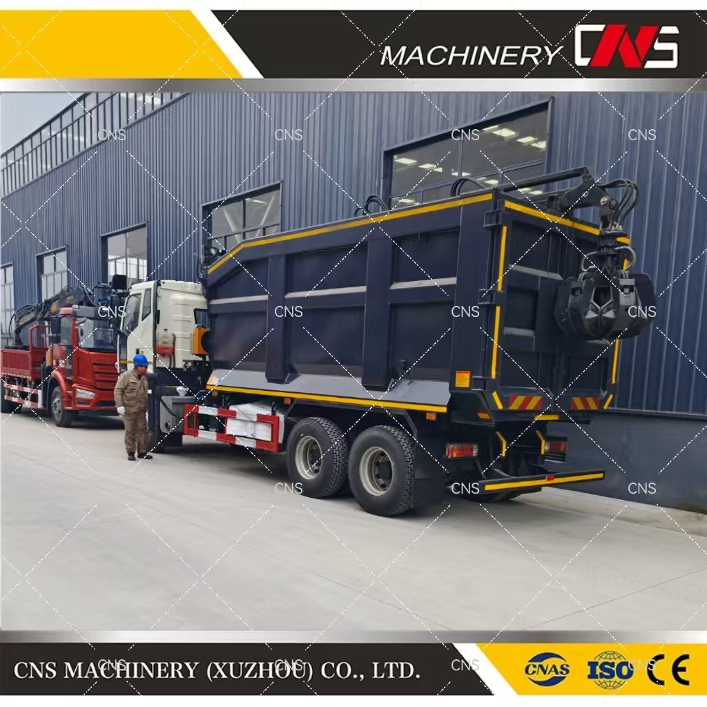 Stationary Bulk Material Handling Excavator Grapple Grabber Crane Metal Steel Crane with Scrap Grabber