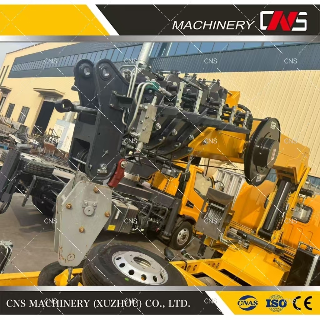 Max Lifting Capacity 10 Tons Telescopic Boom Crane Straight Arm Truck Mounted Crane for Sale