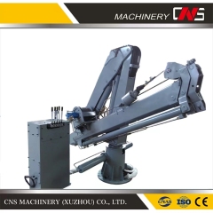 High Quality Hydraulic Folding Boom Marine Deck Ship Crane 3.2 Ton Capacity Ship Used Deck Crane