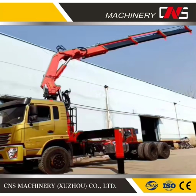 Cns Lifting Truck Mounted Light Crane New Knuckle Boom Crane Hydraulic Folding Arms for Sale Multi Functional Lorry Crane