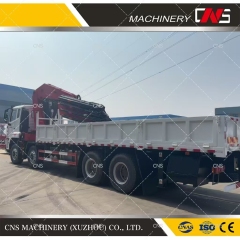 China Manufacturer Direct Sale 30 Ton Hydraulic Mobile Knuckle Boom Truck Mounted Crane Cargo Truck with Folding Arm Crane