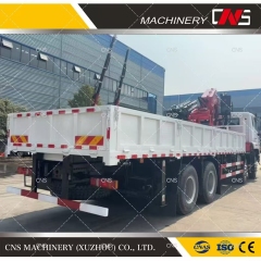 China Brand New 30 Ton Folding Arm Tow Truck Crane Hydraulic Knuckle Boom Lorry Truck Mounted Crane with CE Certification