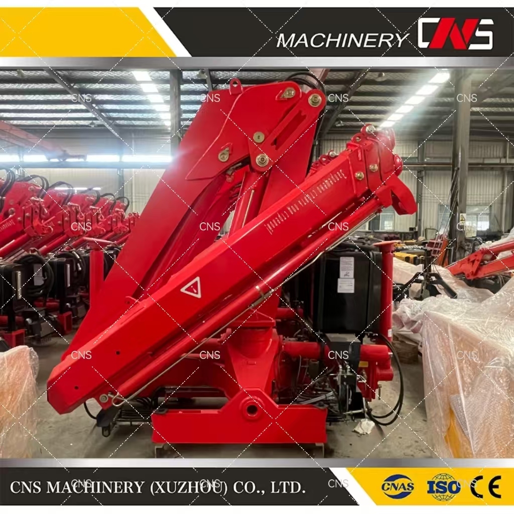 3.2 Tons Remote Control Truck Mounted Crane Folding Arm Knuckle Boom Lorry Crane Factory Direct Sales