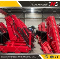 Cns 3.2 Ton Truck Mounted Cranes Small Knuckle Boom Truck Mounted Crane Folding Hydraulic Arms Lift Mounted Crane for Sale