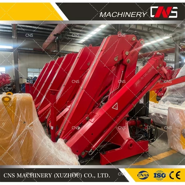 3.2 Tons Remote Control Truck Mounted Crane Folding Arm Knuckle Boom Lorry Crane Factory Direct Sales