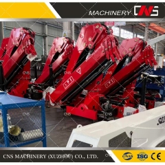 Hydraulic Knuckle Boom Cargo Truck Lifting Crane High Quality Folding Arm Truck Mounted Crane 10 Ton Construction New Truck Crane