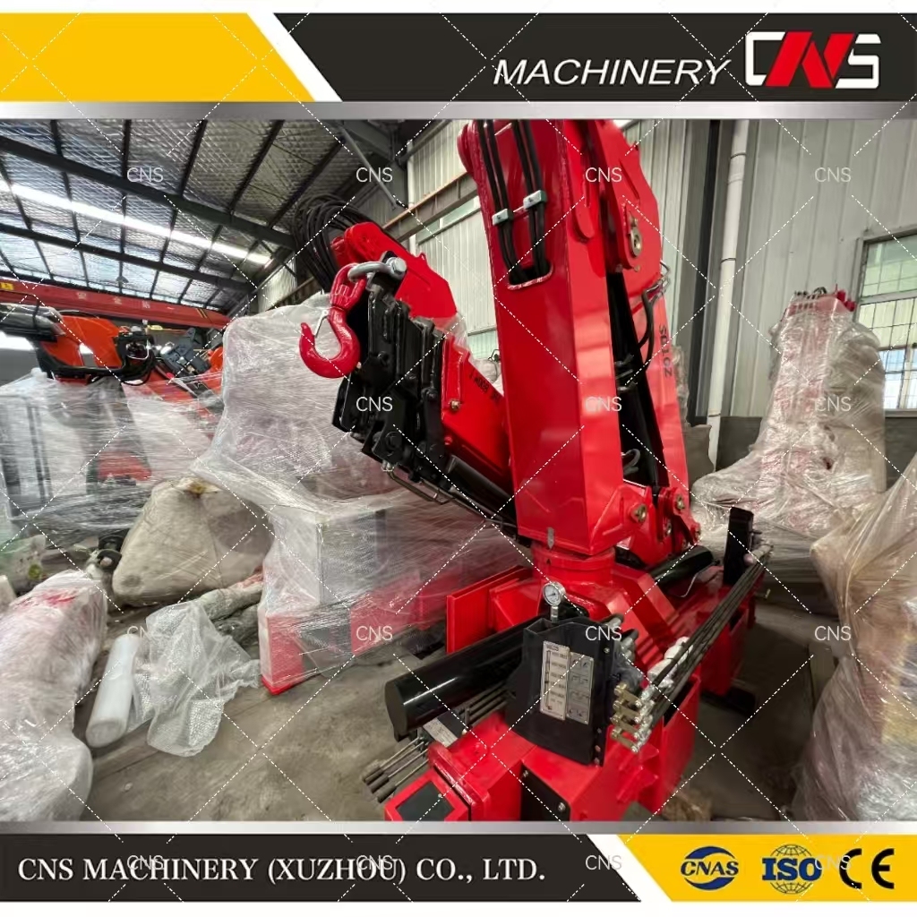 High Quality Folding Arm Truck Crane Professional Truck Mounted Crane 10 Ton with Knuckle Boom for Sale