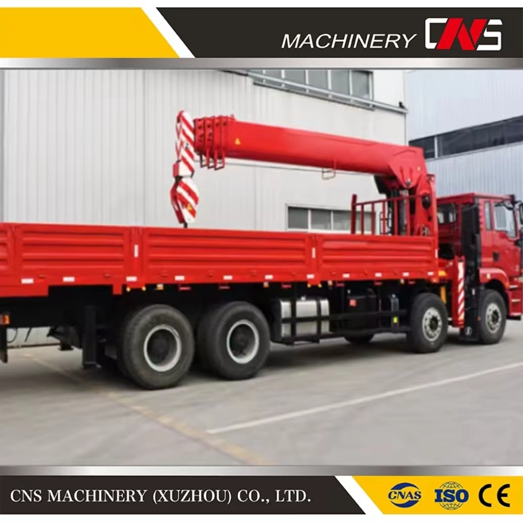 Factory Price New 10 Ton Mobile Truck Crane Telescopic Boom Construction Lifting Crane Hydraulic Straight Arm Truck Mounted Crane