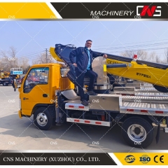 Factory New Design Safe and Efficient Aerial Work Cargo Man Lift Straight Arm Aerial Work Vehicle Platform