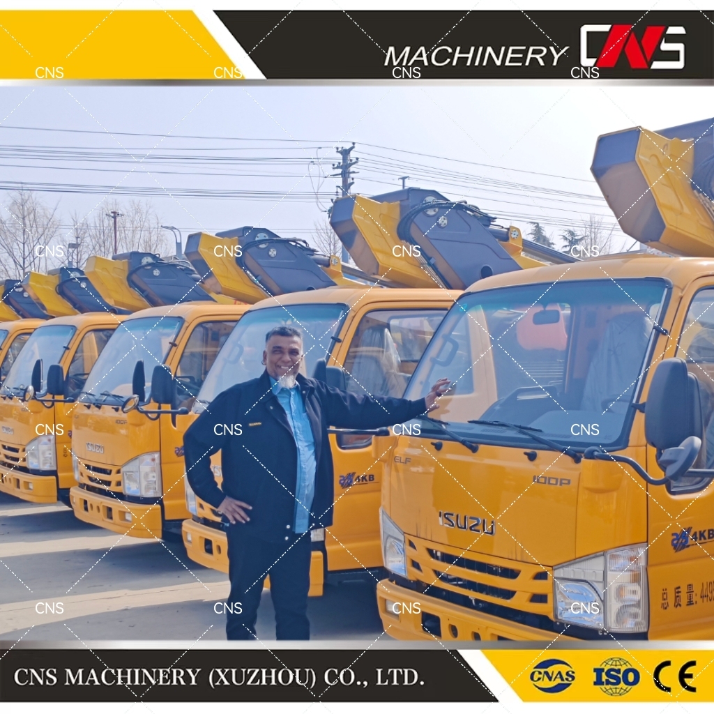 Construction Lift Truck High Altitude Operating Truck Mounted Aerial Work Platform Truck for Sale