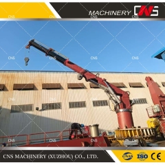 Hydraulic Folding Arm 25 Ton Offshore Boat Marine Deck Crane Marine Electric Hydraulic Slewing Ship Jib Deck Crane