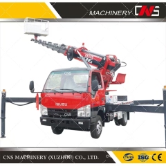 28m Working Height Truck Mounted Crane with Cradle for Aerial Work Platform for Sale