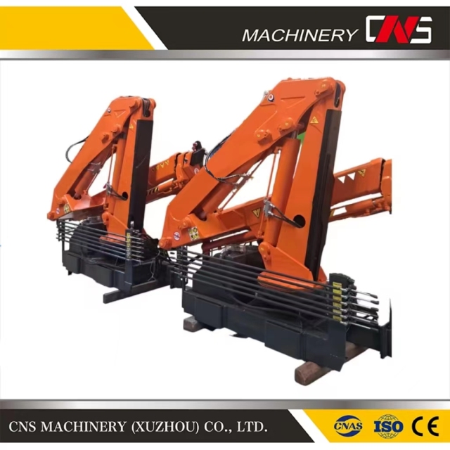 6.3 Ton Knuckle Boom Crane Truck Mounted Multifunctional Folding Arm Truck Mounted Crane for Best Prices