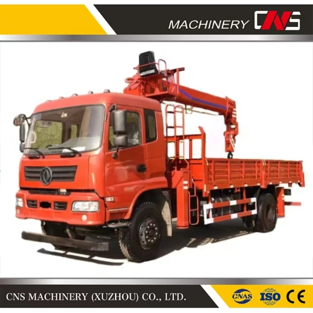 Straight Arm Truck Crane with Good Price 12 Ton Hydraulic Telescopic Boom Lifting Crane for Construction Machine