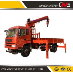 Straight Arm Truck Crane with Good Price 12 Ton Hydraulic Telescopic Boom Lifting Crane for Construction Machine