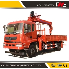 Best-Sellings Top Quality 12 Ton Telescopic Boom Straight Arm Crane Truck Mounted Hydraulic Crane