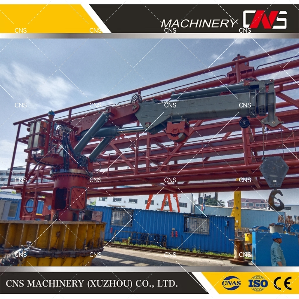 16 Ton Folding Arm Jib Marine Crane Knuckle Boom Boat Crane Hydraulic Knuckle Boom Crane Used for Ship