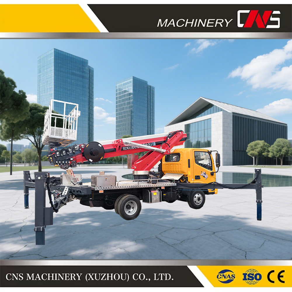 12-38m Bucket Truck Aerial Working Platform Truck Mounted High-Altitude Operation Man Lift Aerial Platform
