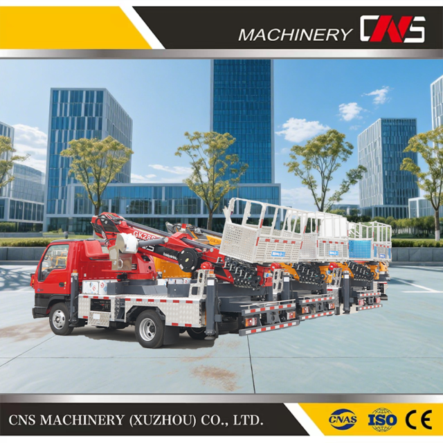 Manufacturing Factory for Sale Multi Function Gk30 Aerial Work Vehicle Aerial Platform Working Truck with Crane Function