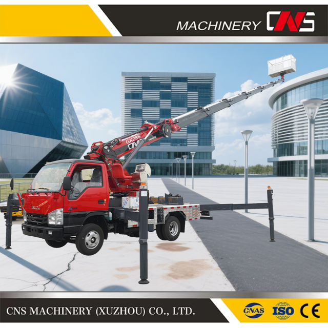 Truck Mounted 12m Aerial Platform Working Truck Bucket Lift Cherry Picker High Quality Aerial Work Platform