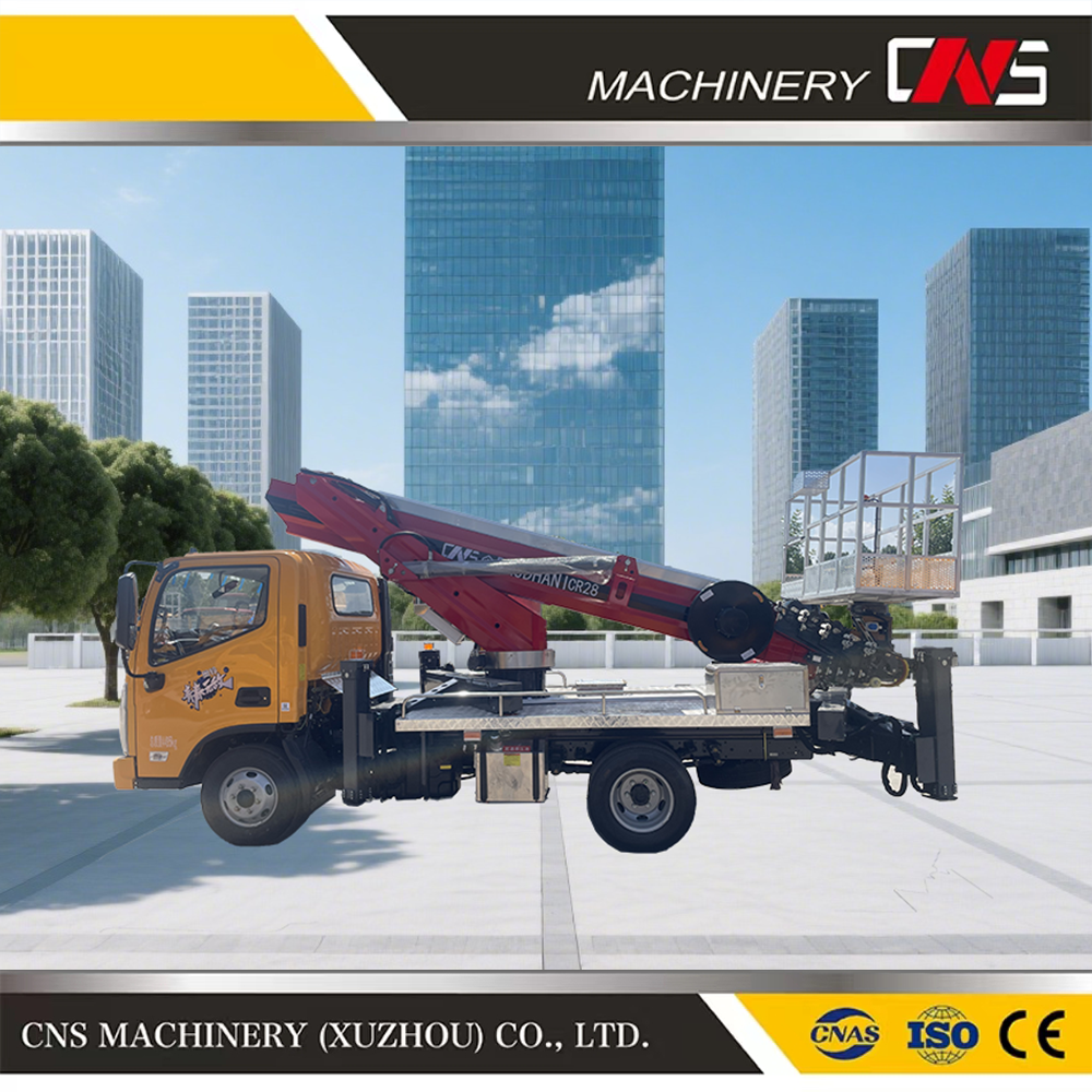 Factory New Design Safe and Efficient Aerial Work Cargo Man Lift Straight Arm Aerial Work Vehicle Platform