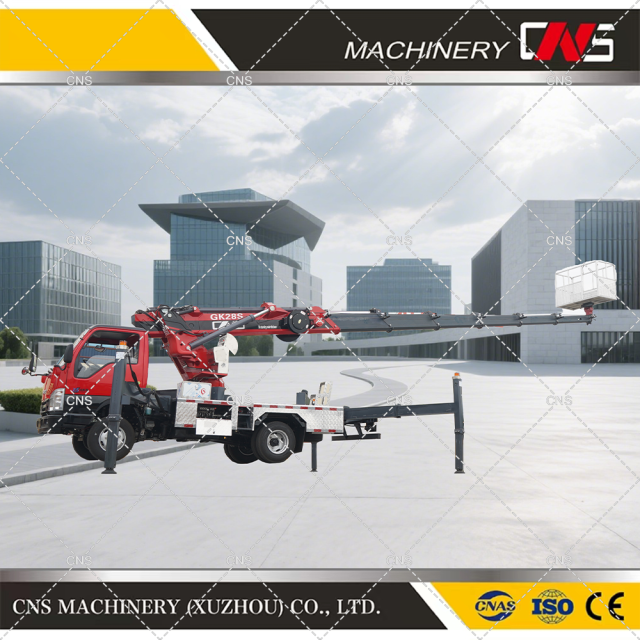 High Quality Hydraulic Lift New Aerial Platform with Bucket Truck Mounted Aerial Working Platform Manlift Price