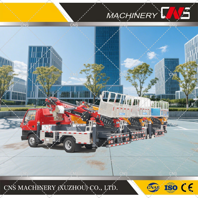 High Quality Hydraulic Lift New Aerial Platform with Bucket Truck Mounted Aerial Working Platform Manlift Price